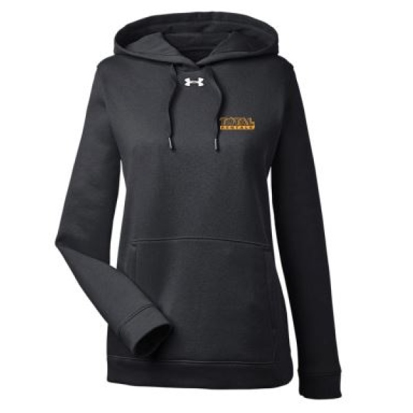 Ladies Under Armour Hustle Pullover Hooded Sweatshirt