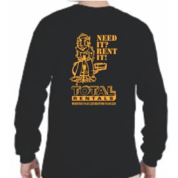 Adult Cotton Long Sleeve Tee - Image 2