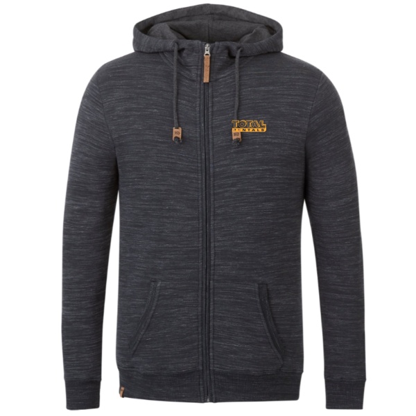 Mens Ten Tree Space Dye Full Zip Hoodie