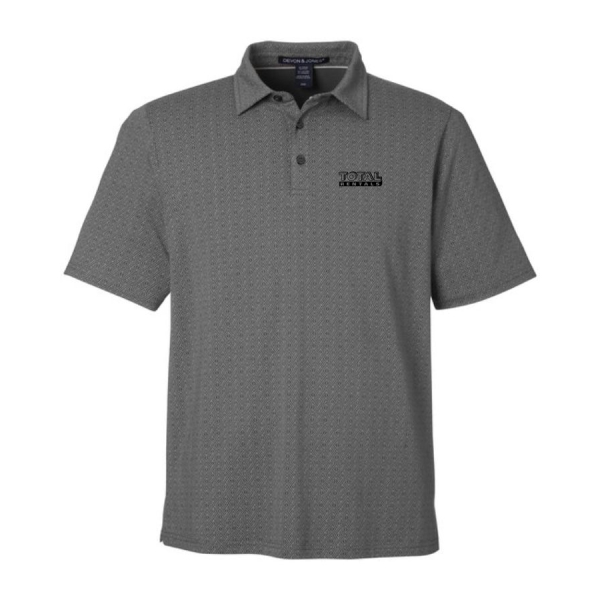 Mens Devon & Joes Geo Polo - Image 4