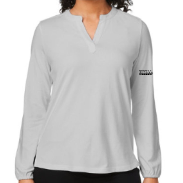 Ladies Devon & Jones Half Plaquet Top
