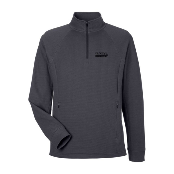 Mens Rhythm Waffle Quarter Zip