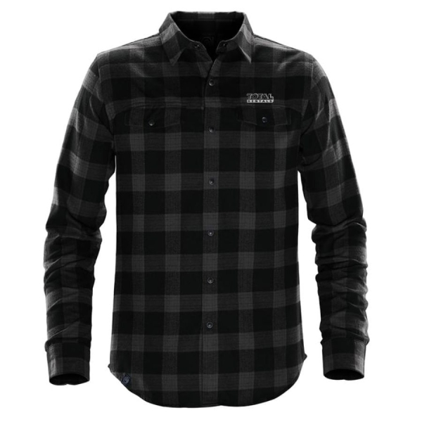 Mens Logan Snap Front Plaid Shirt