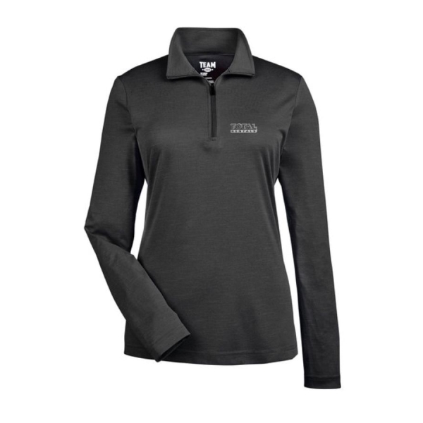 Ladies Heather Performance Quarter Zip