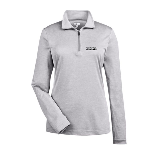 Ladies Heather Performance Quarter Zip - Image 3