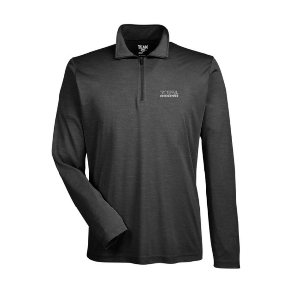 Mens Heather Performance Quarter Zip - Image 3
