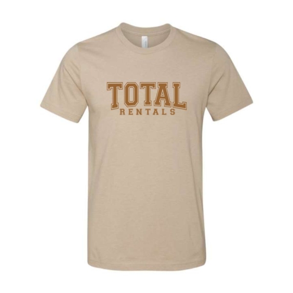 Adult Bella Canvas Ringspun Tee Full Front Logo